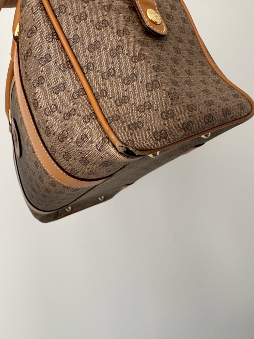 Gucci GG Monogram Leather Boston Bag - Picture 14 of 14